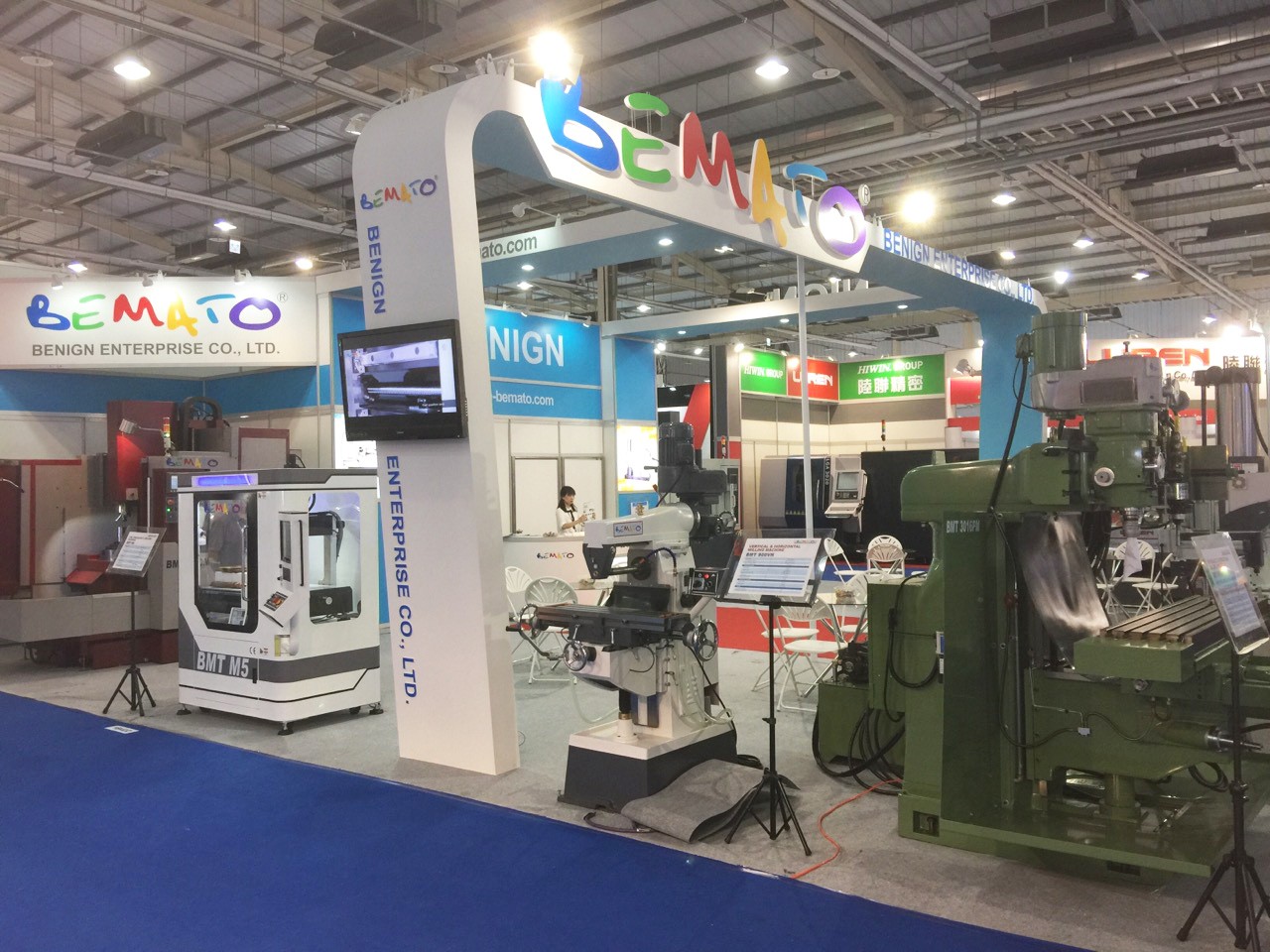 2016年TMTS台湾国際工作機械展の展示写真