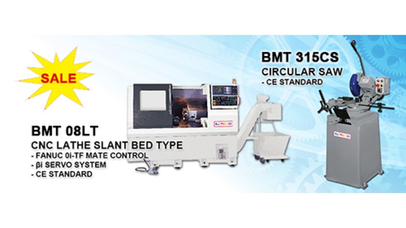OFERTA ESPECIAL - TORNO CNC BMT 08LT Y SIERRA CIRCULAR BMT 315CS