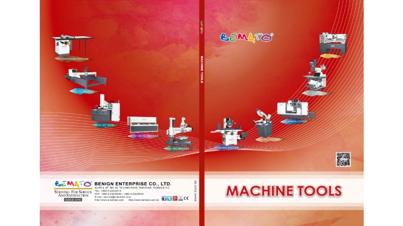 Katalog narzędzi maszynowych BEMATO General Machine Tools 2018
