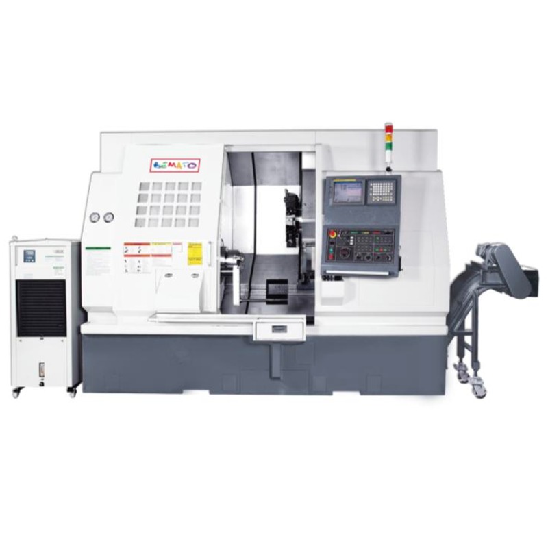 مخرطة CNC بقاعدة مائلة