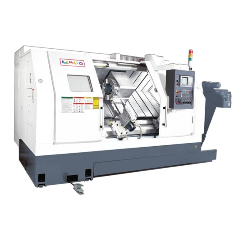 مخرطة CNC بقاعدة مائلة