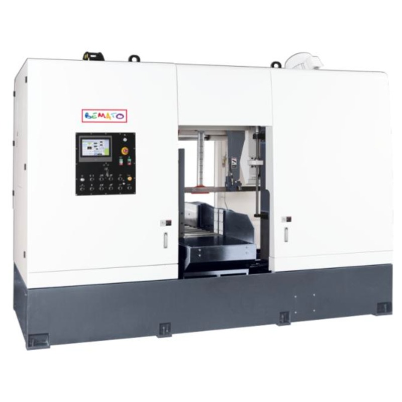 SIERRA DE CINTA CNC DE DOBLE COLUMNA TOTALMENTE AUTOMÁTICA