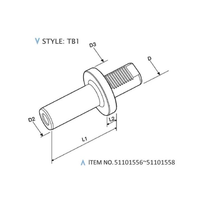 DIN 69880 TEST MANDRELLERİ (STİL: TB1)