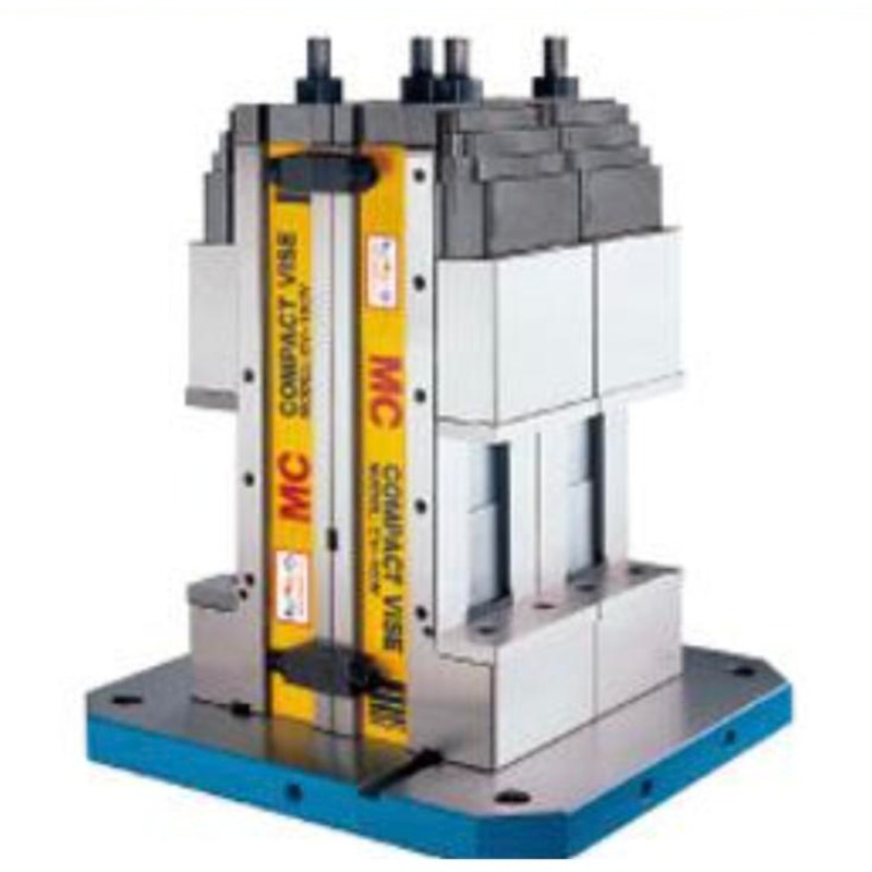 แท่นจับชิ้นงานแบบหลายช่องขนาดกะทัดรัดและตั้งตรง - สำหรับเครื่องกัด CNC