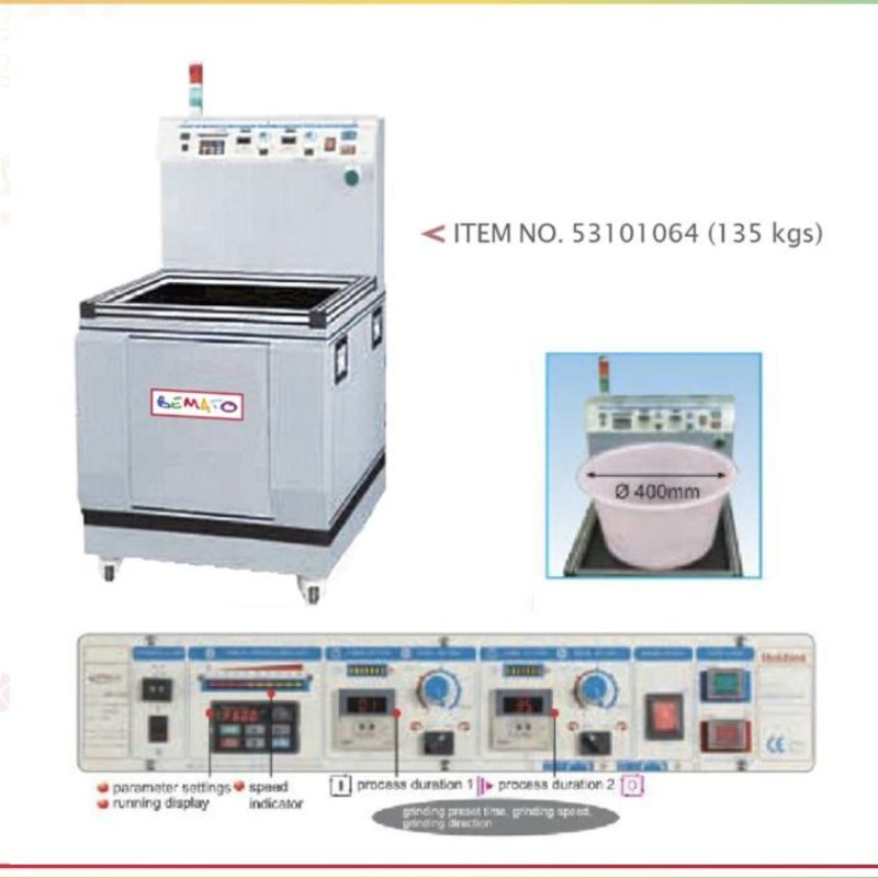 MÁQUINA MAGNÉTICA PARA DESBARBAR Y PULIR
