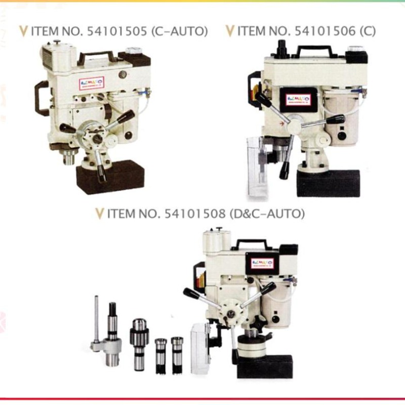 PORTABLE ELECTROMAGNETIC / AUTOMATIC DRILL & TAPPING / CUTTING MACHINES