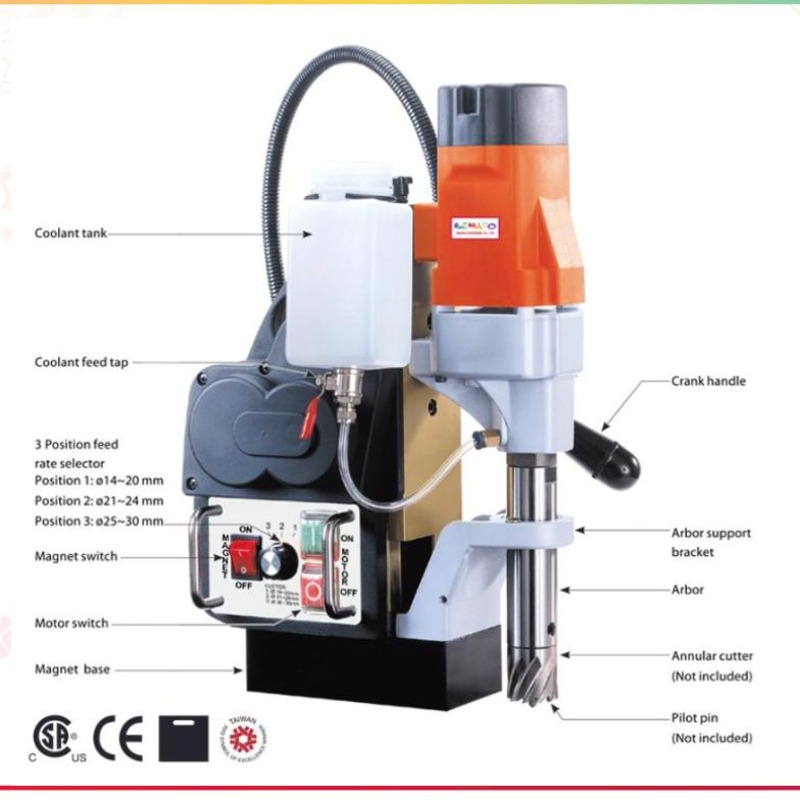 SEMI AUTO FEED MAGNETIC DRILLING MACHINE