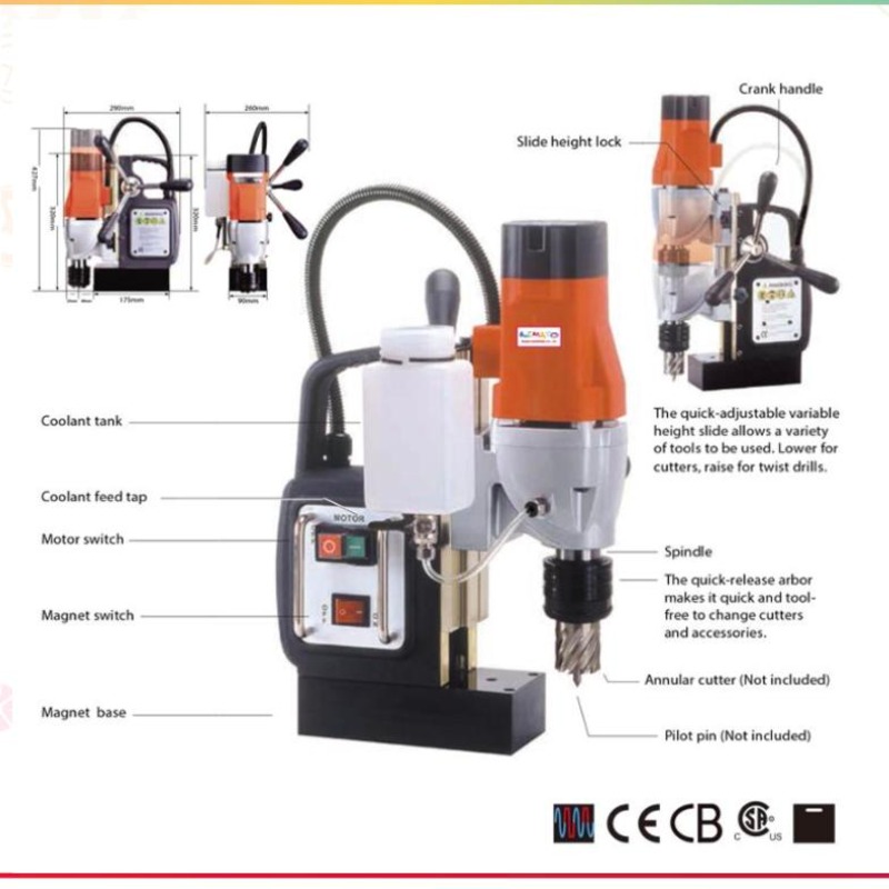 1 SPEED MAGNETIC DRILLING MACHINE