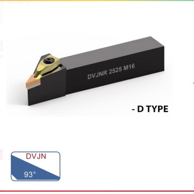 HERRAMIENTA DE TORNEADO EXTERNO (DVJN 93° - TIPO D)