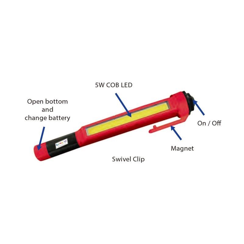 5W COB LED PEN LIGHT