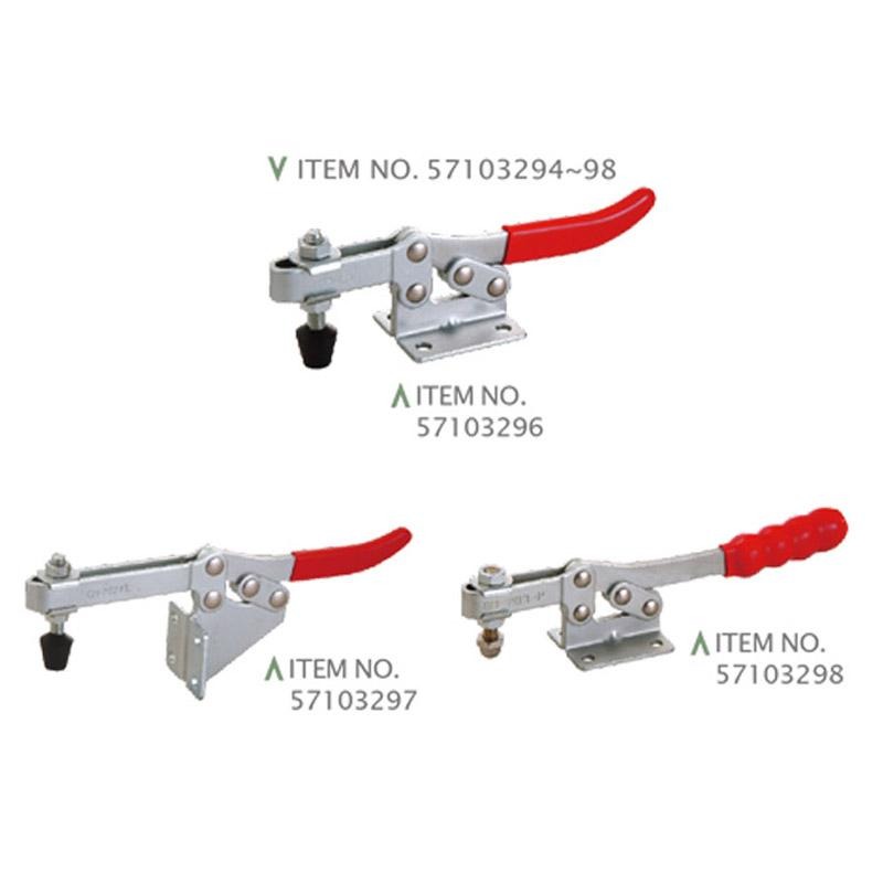 HORIZONTAL HANDLE TOGGLE CLAMPS