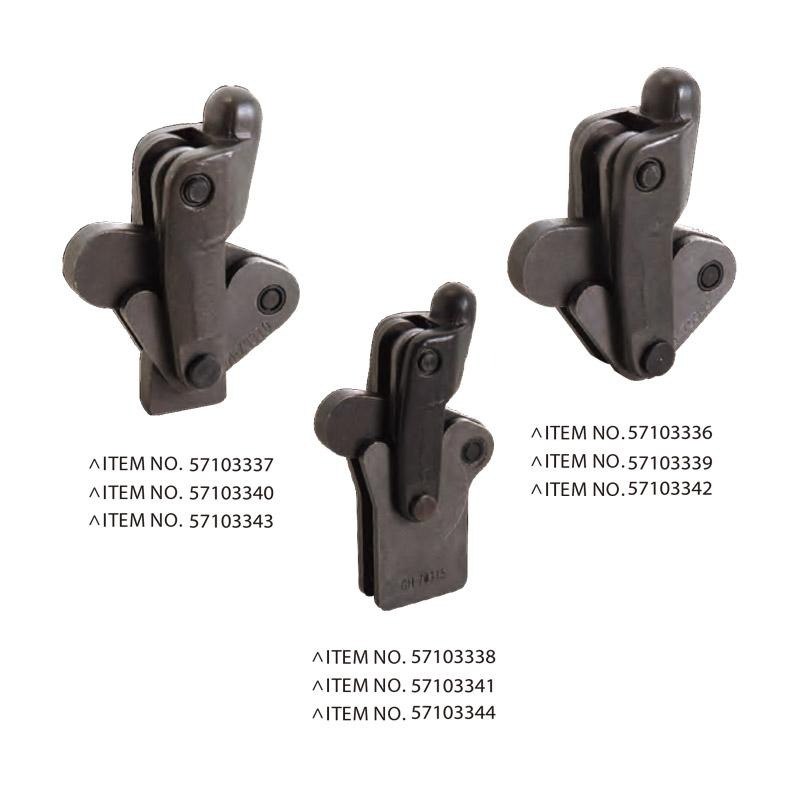 HEAVY DUTY WELDABLE TOGGLE CLAMPS