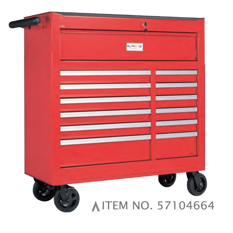 13-DRAWER ROLL-WAGON FULLY SHELF-CLOSING BALL BEARING SLIDES
