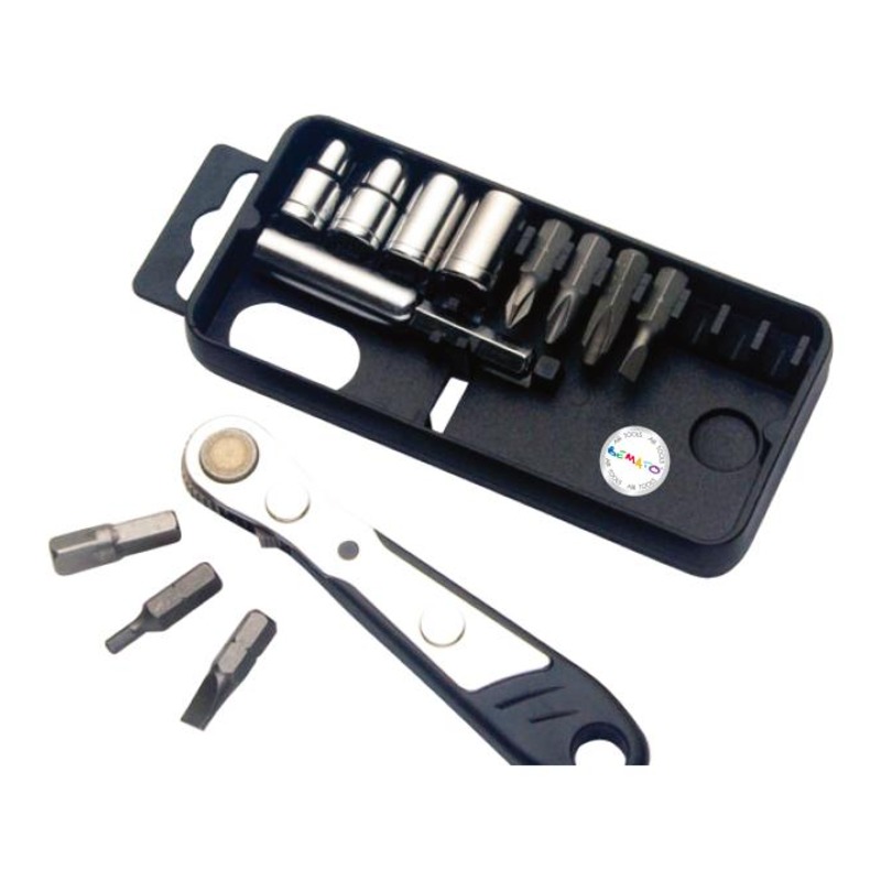 POCKET TOOL SET W/ SOCKET & BITS
