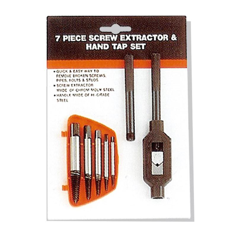 BEMATO HAND TOOLS - 7PCS SCREW EXTRACTOR AND HAND TAP SET