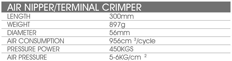 BEMATO AIR NIPPER / TERMINAL CRIMPER