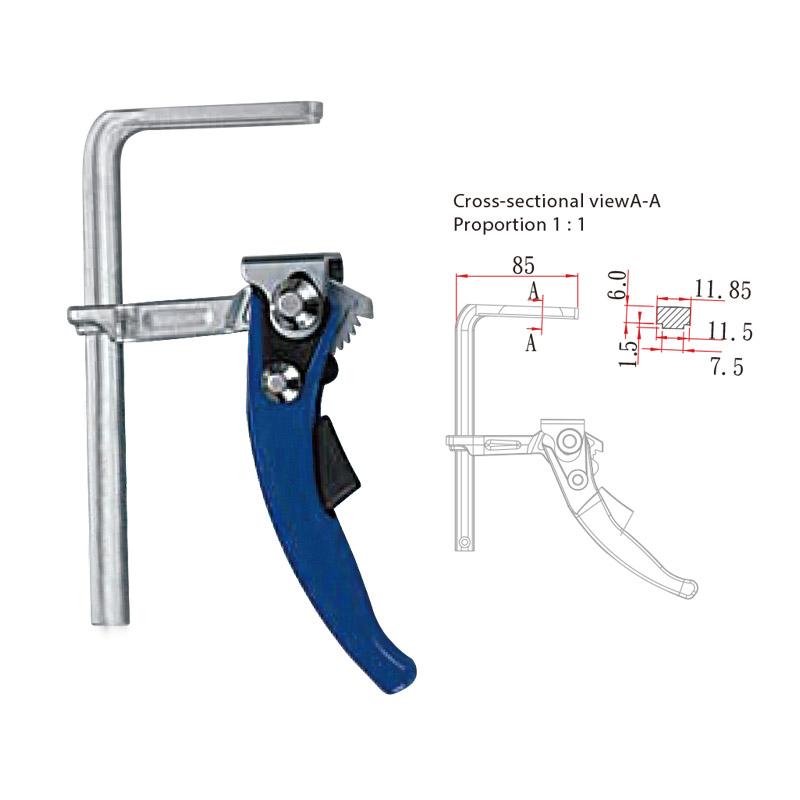 GROOVE CLAMPS (QUICK LEVER)