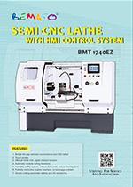 Semi-CNC Lathe with HMI control system - BMT 1740EZ